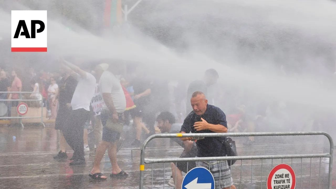 Protesters clash with police over Trump family-linked resort in Albania — 4 qershor 2026