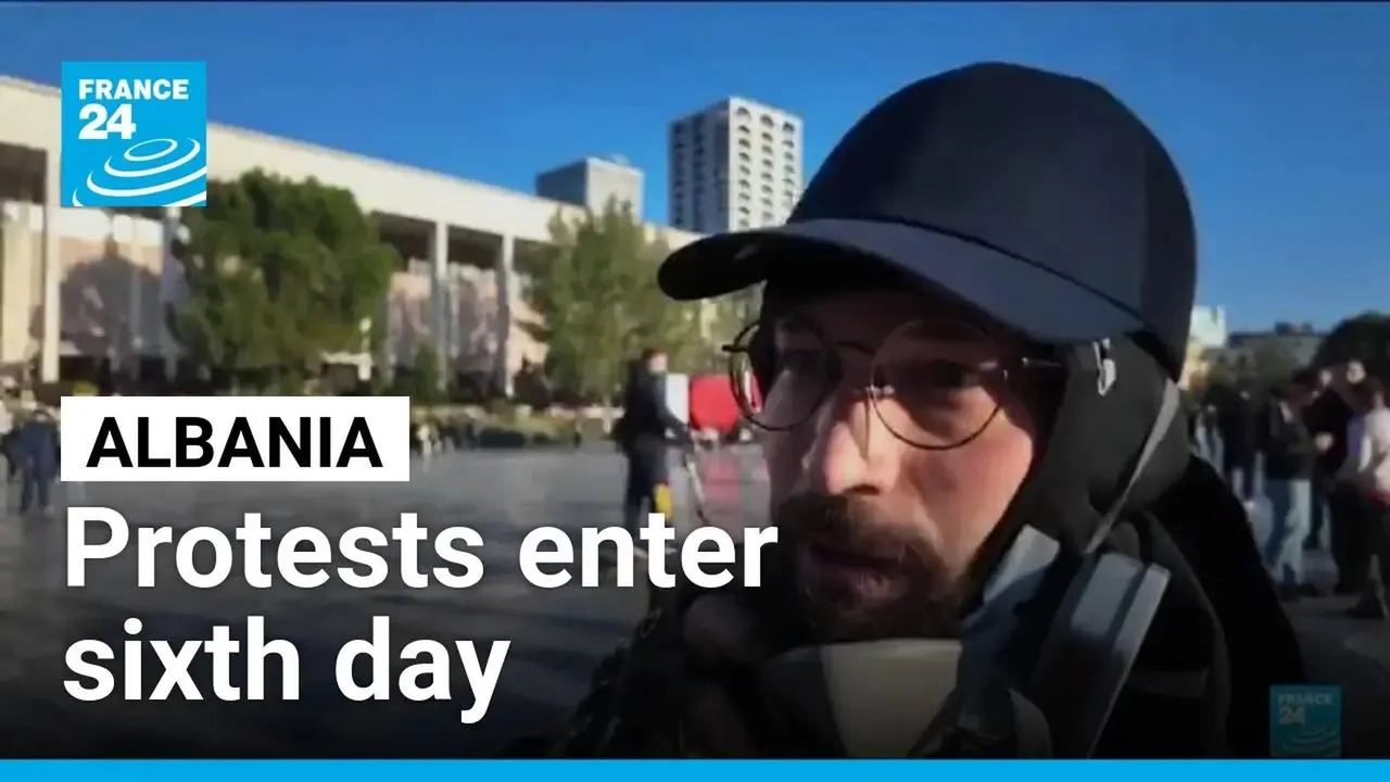 Protestat vijojnë për të gjashtën ditë radhazi — Tiranë, 19 tetor 2026