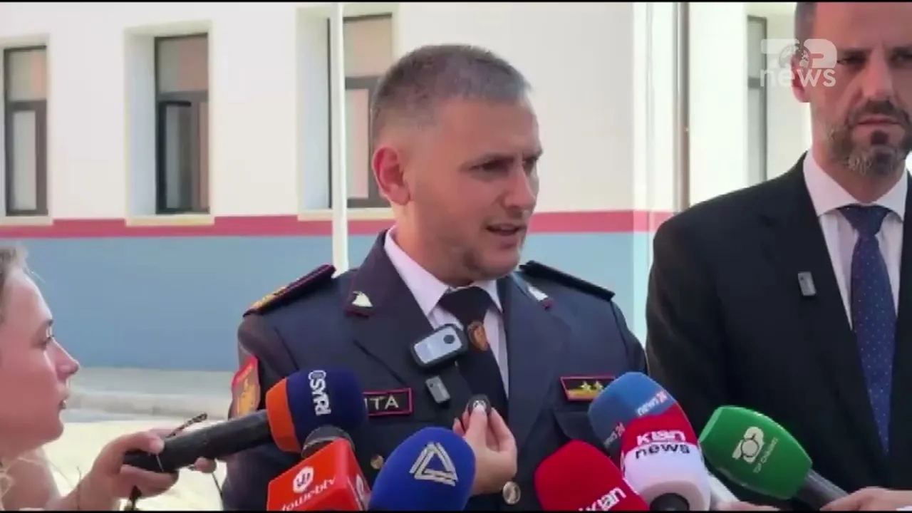 Ministri Lamallari dhe drejtori Hita flasin për dhunën në protestë — Tiranë, 3 korrik 2026