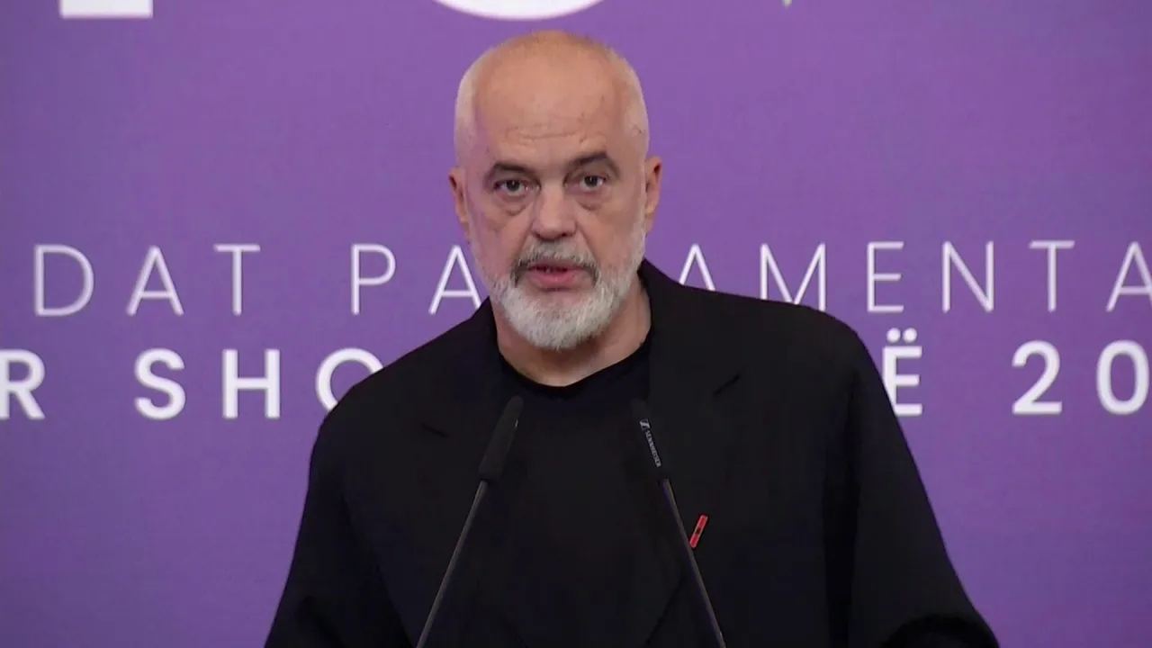 Kryeministri Rama flet për protestën e studentëve — Tiranë, 14 tetor 2026
