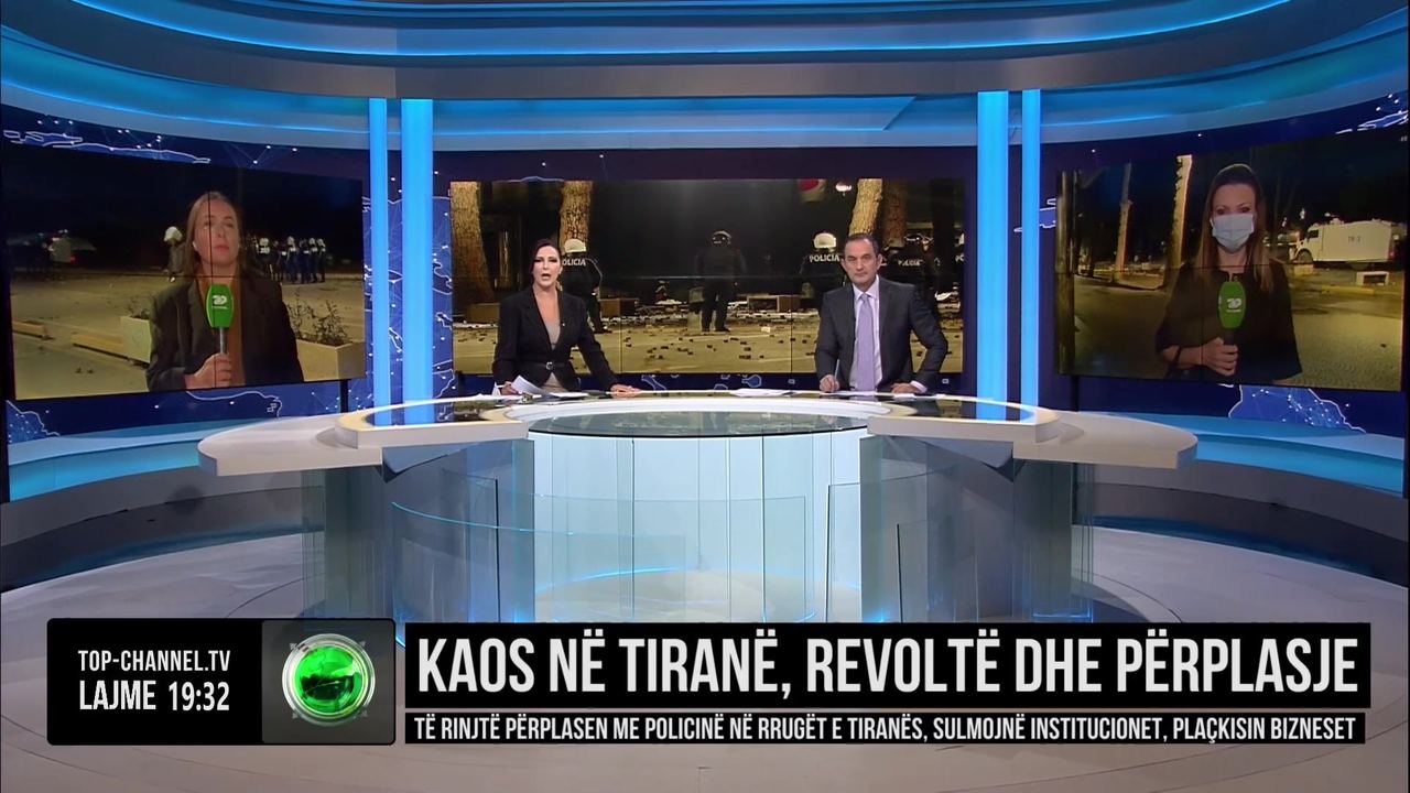 Përshkallëzon protesta, sulmohen ministritë — Tiranë, 15 tetor 2026