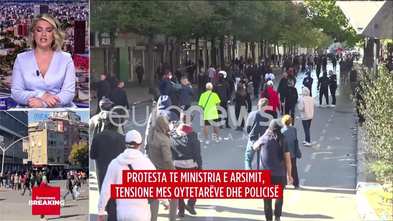 Kaos në kryeqytet, dyshohet se qëllohen me plumba gome protestuesit — 17 tetor 2026